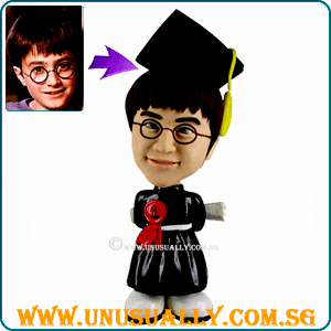 Custom 3D Caricature Harry Porter Graduation Figurine